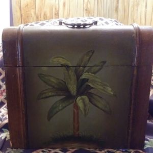 Tropical Palm Tree Wine/ Bottle Carrier